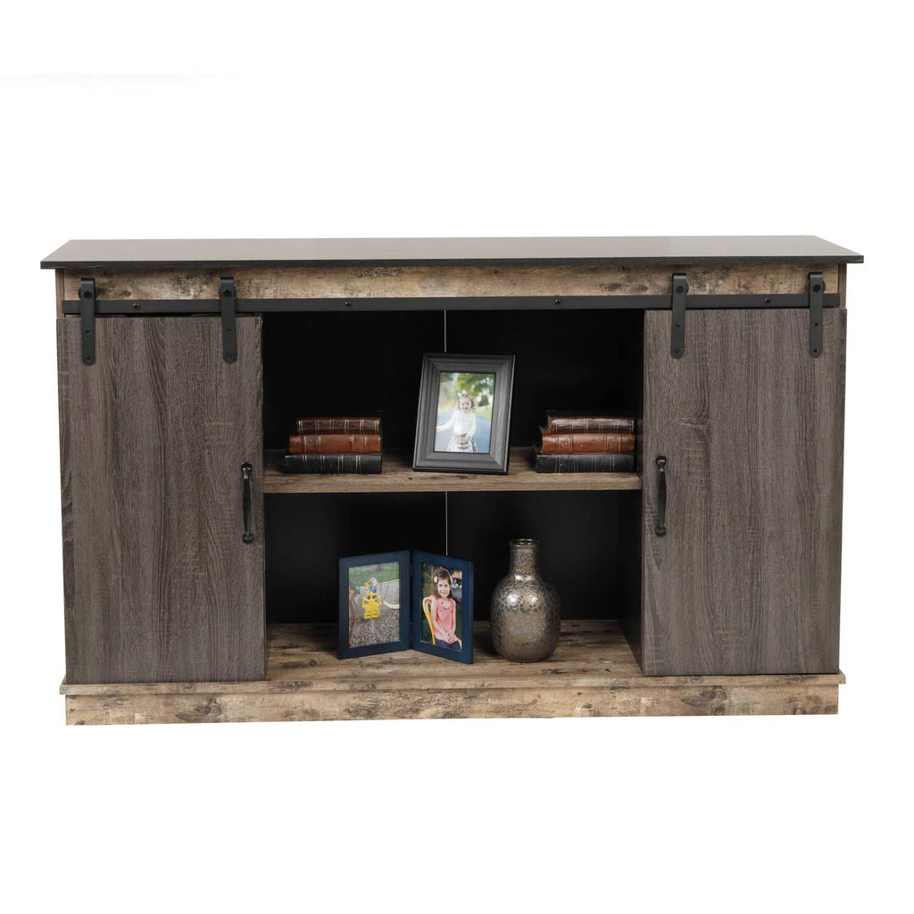 Six Drawer Storage Cabinet with Two Sliding Doors O967920