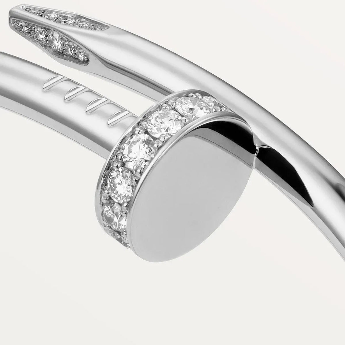 Nail Bracelet With CZ Diamond I95462