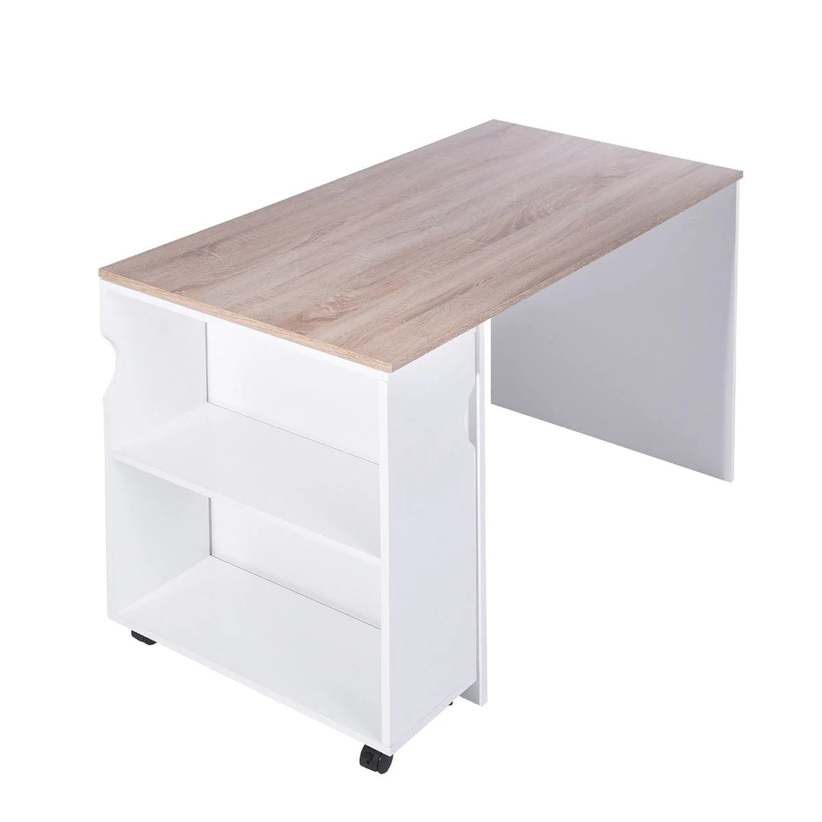 47.4" L Computer Desk with Bookcase Q57367