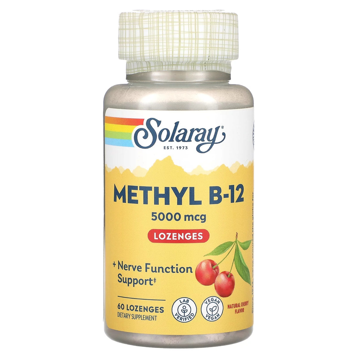 Methyl B12 Cherry 5000 mcg 60 Lozenges S34054