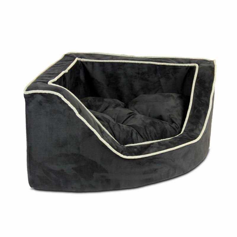 Overstuffed Corner Dog Bed W4284