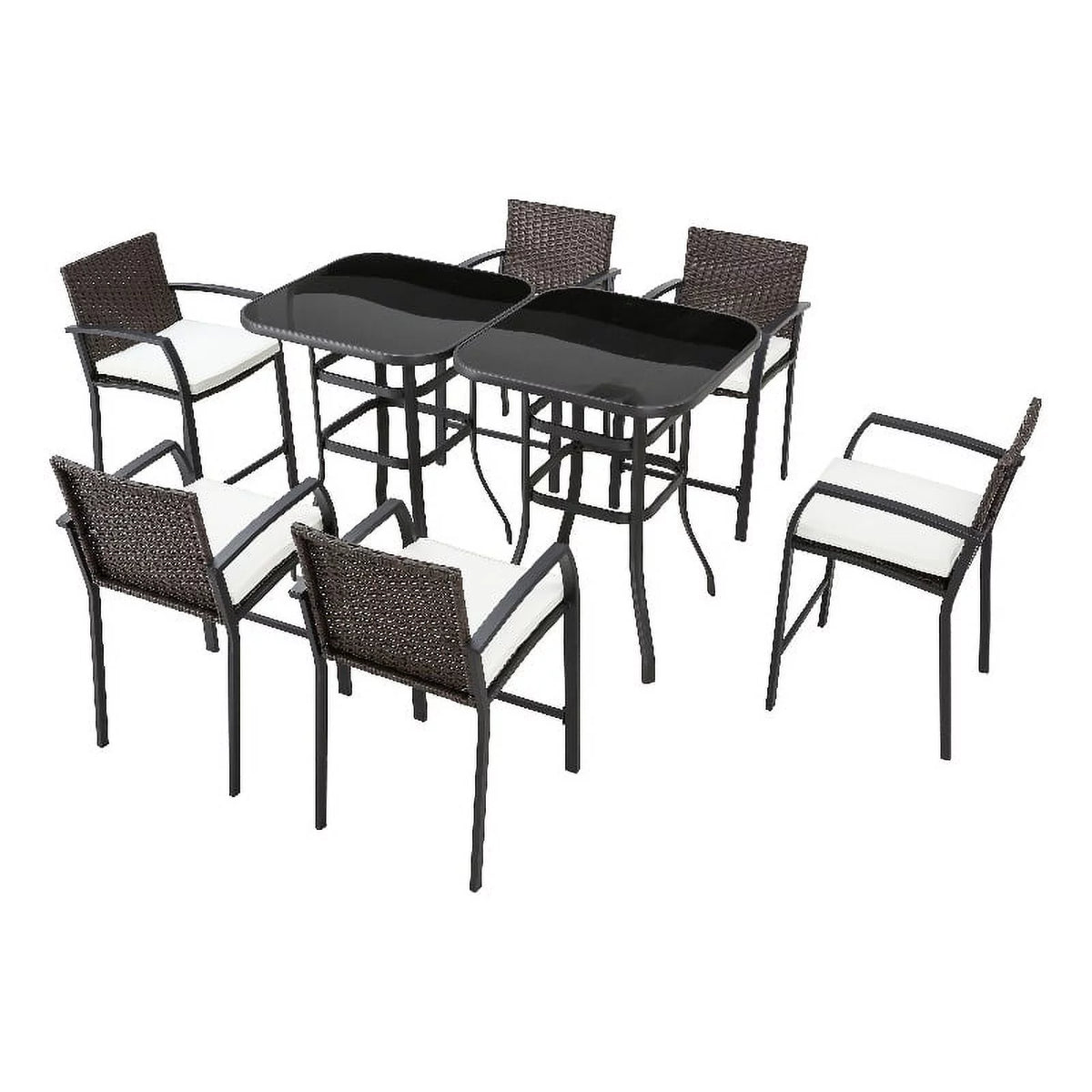 8-Piece Metal Outdoor Dining Set F443