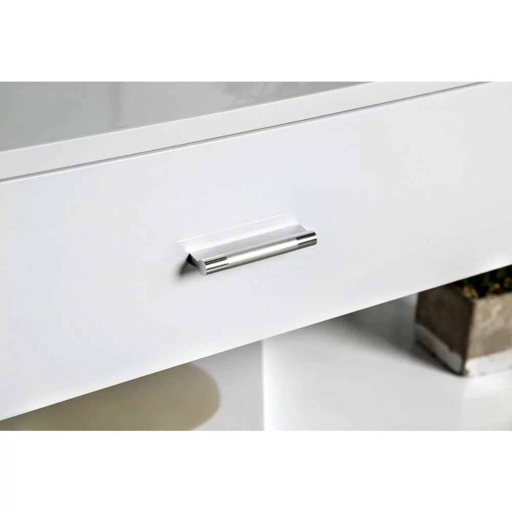 Glass 1-Shelf Coffee Table V670118