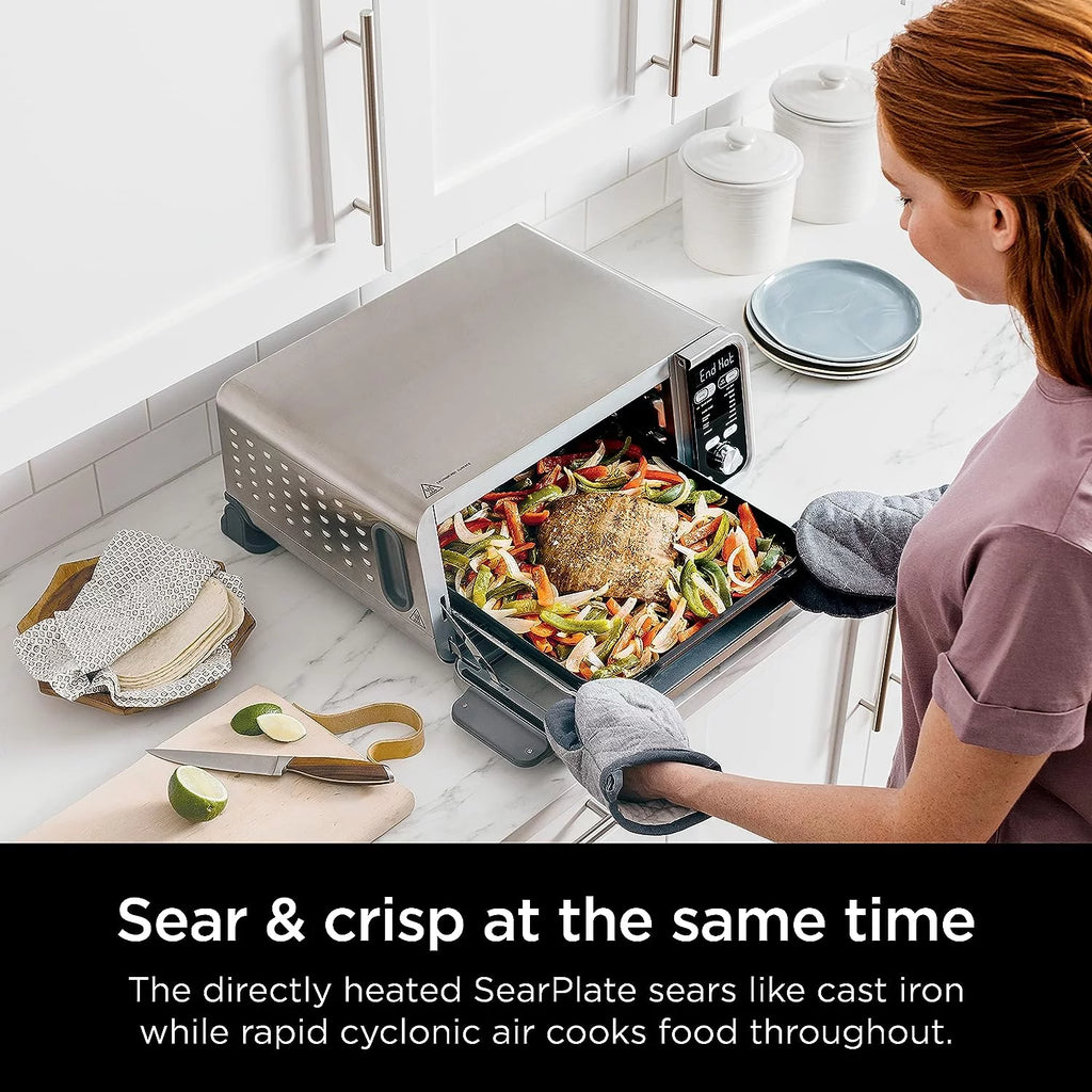 Pre-Owned 13-in-1 Dual Heat Air Fry Countertop Oven, XL - Silver R465791