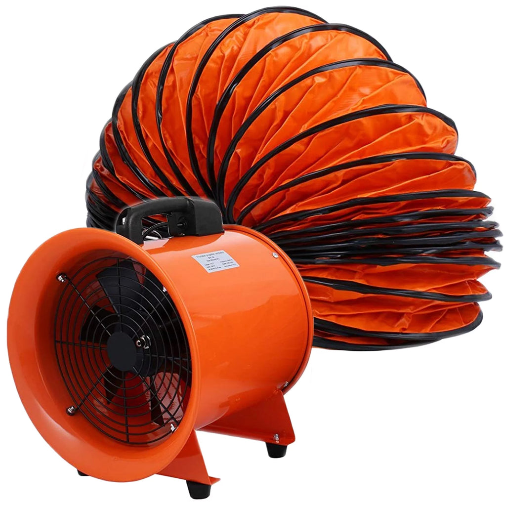 12 inch 0.7 HP Portable High Velocity Utility Blower Fan with 5m Duct Hose O358