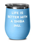 Shiba Inu Wine Glass U93136