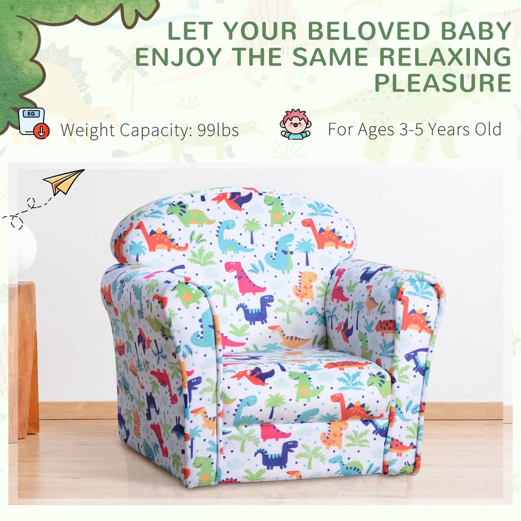 Kid's Sofa Armchair with Dinosaur Design B84019