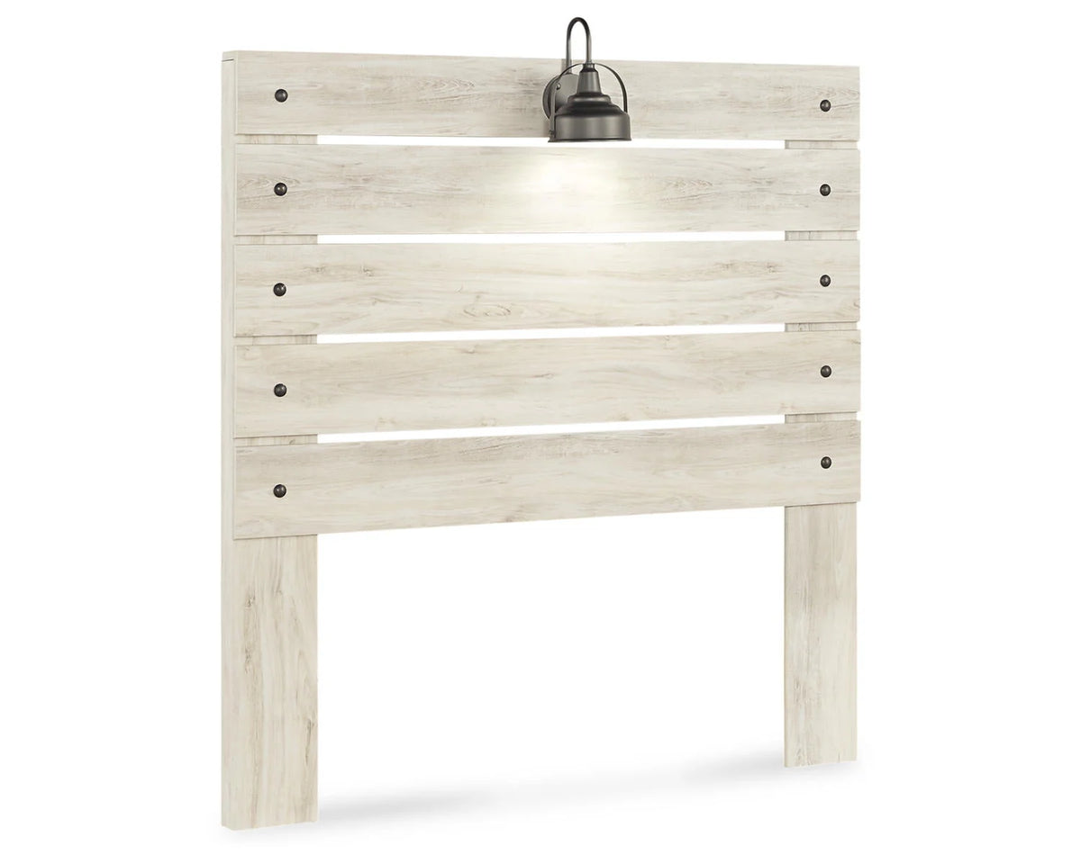 Full Panel Headboard Whitewash O85969