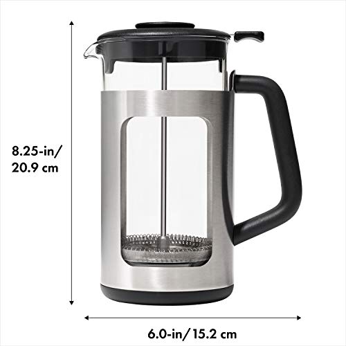 Stainless Steel French Press Coffee Maker 32oz D504