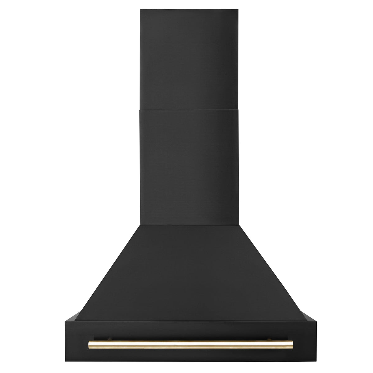 30 in. Black Stainless Steel Range Hood with Gold Handle R793
