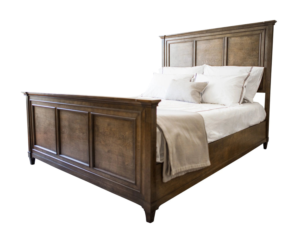 Weathered Oak Queen Bed O120