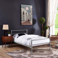 Twin Platform Bed Frame in Gray K398740