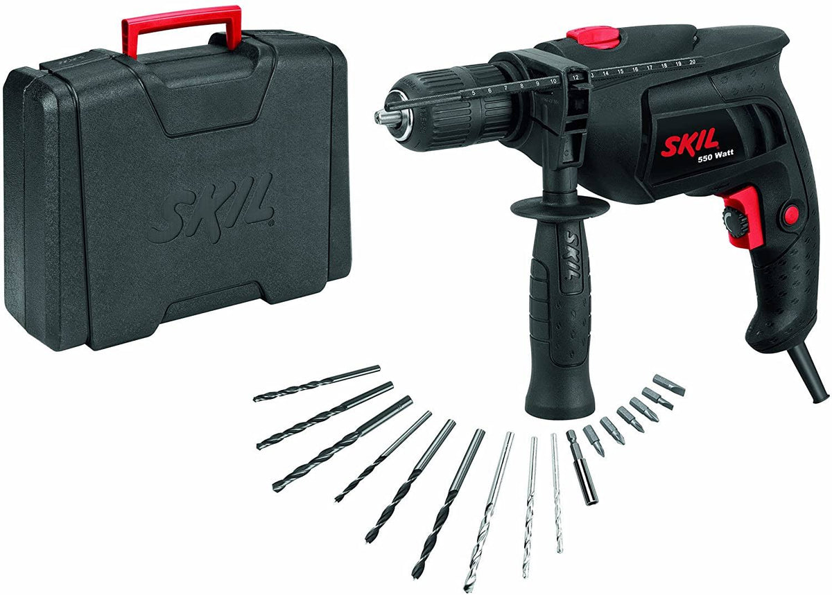 550 W Hammer Drill with Accessory Set T976