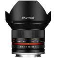 12 mm F 2.0 Black Camera Lens Z3847