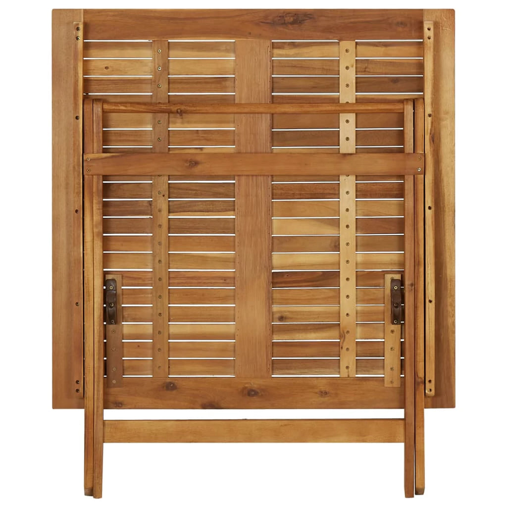 Folding Garden Table Solid Acacia Wood V9699