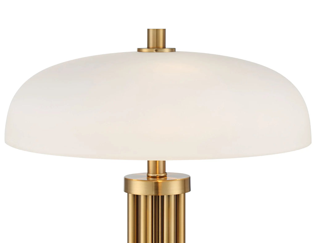 Mid Century Modern Accent Table Lamp with USB Ports Q75204
