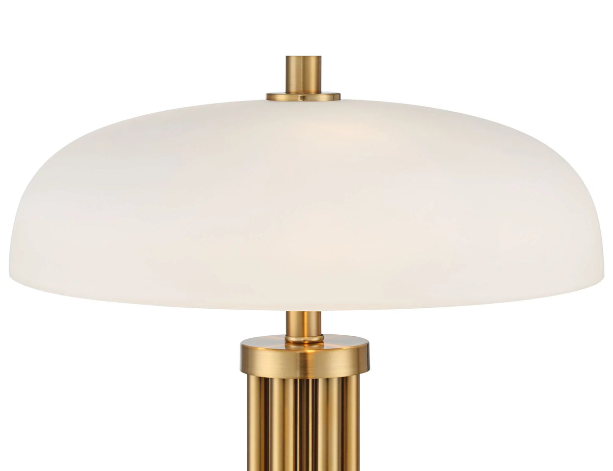 Mid Century Modern Accent Table Lamp with USB Ports Q75204