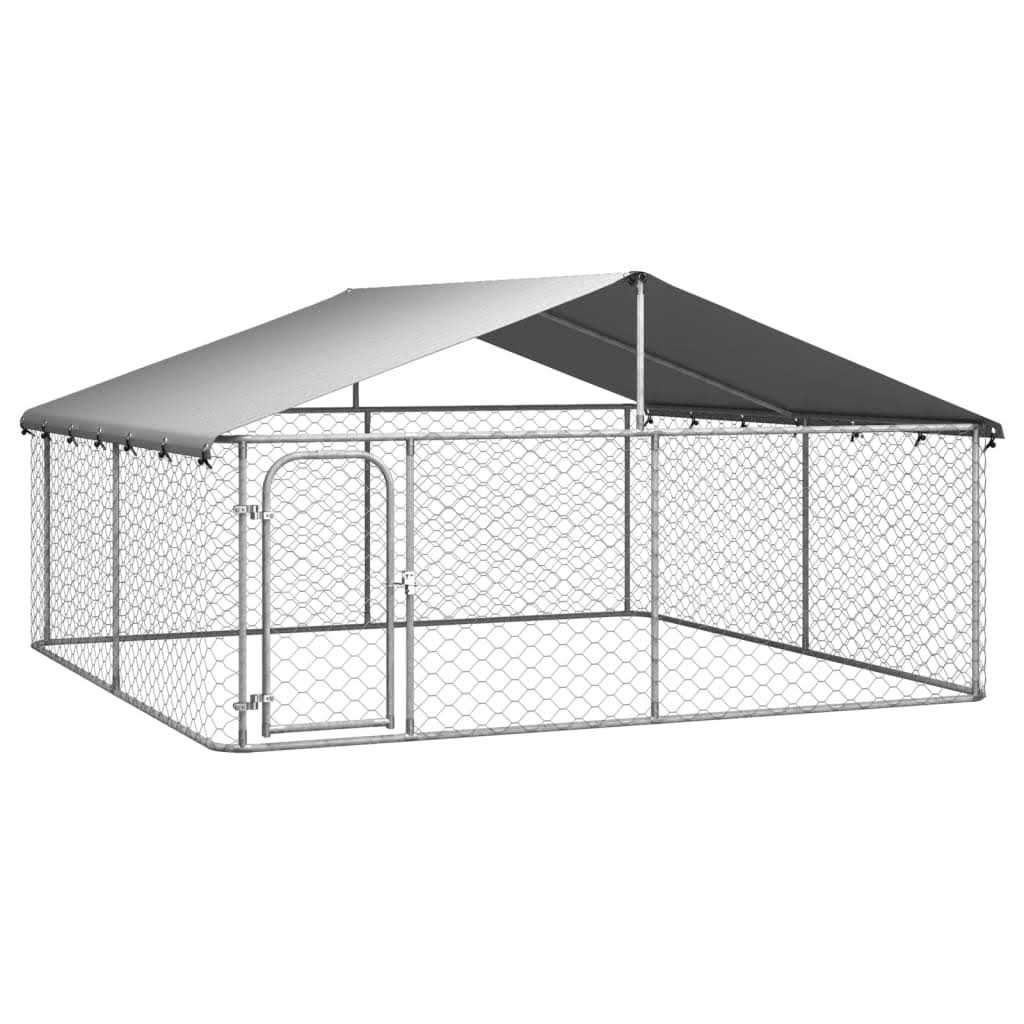 Outdoor Dog Kennel with Roof Z8128