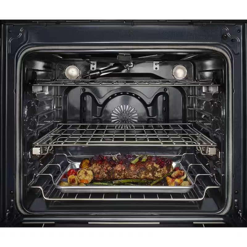 7.1 cu. ft. Slide-In Dual Fuel Range with Self-Cleaning Convection Oven in Stainless Steel P994
