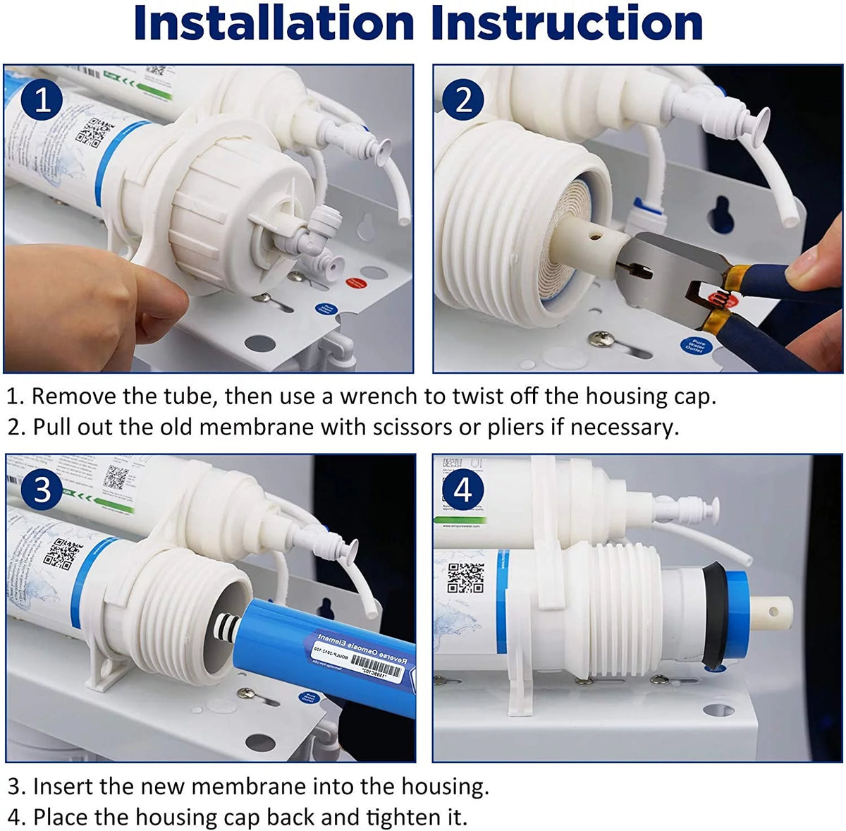 75 GPD RO Membrane 25 Pack Q568