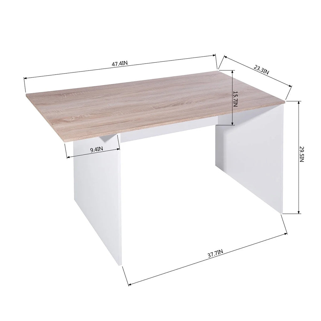 47.4" L Computer Desk with Bookcase Q57367