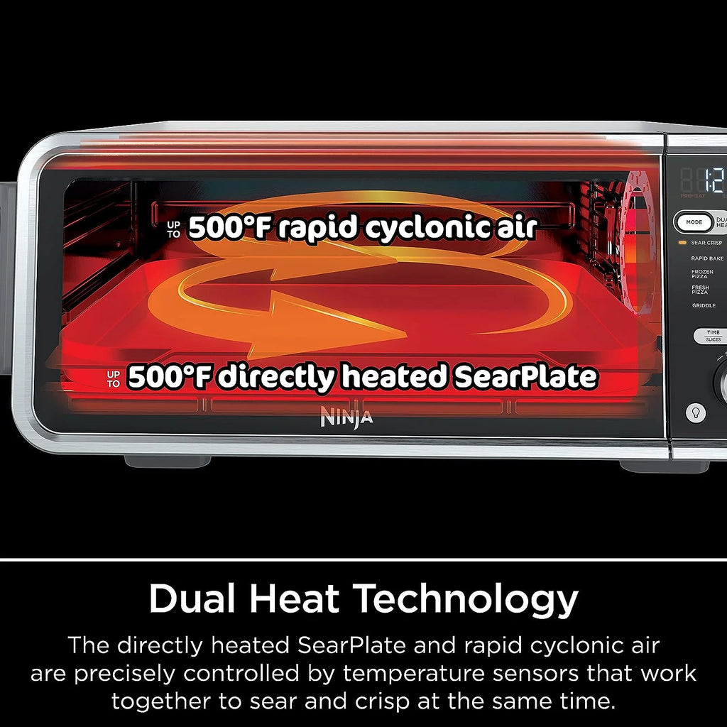 Pre-Owned 13-in-1 Dual Heat Air Fry Countertop Oven, XL - Silver R465791