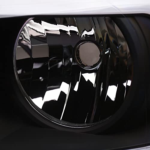 Sequential LED Strip Bar Black Housing Headlights With Amber Reflector P927