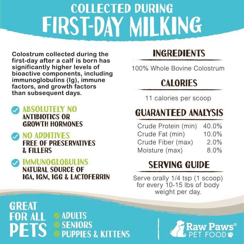 Bovine Colostrum for Dogs 5-oz T6581