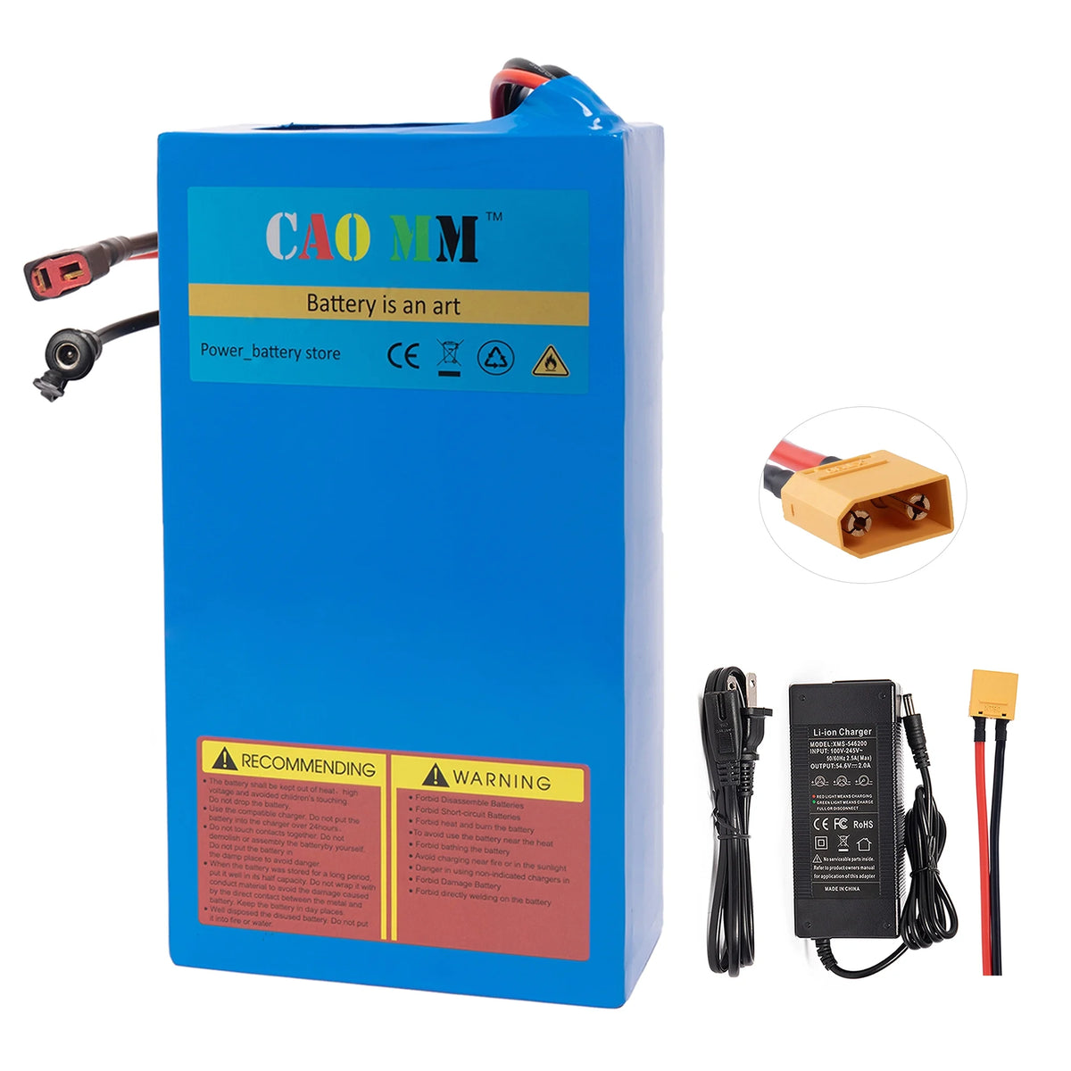 48V 8Ah Lithium Ebike Battery with Charger N1046