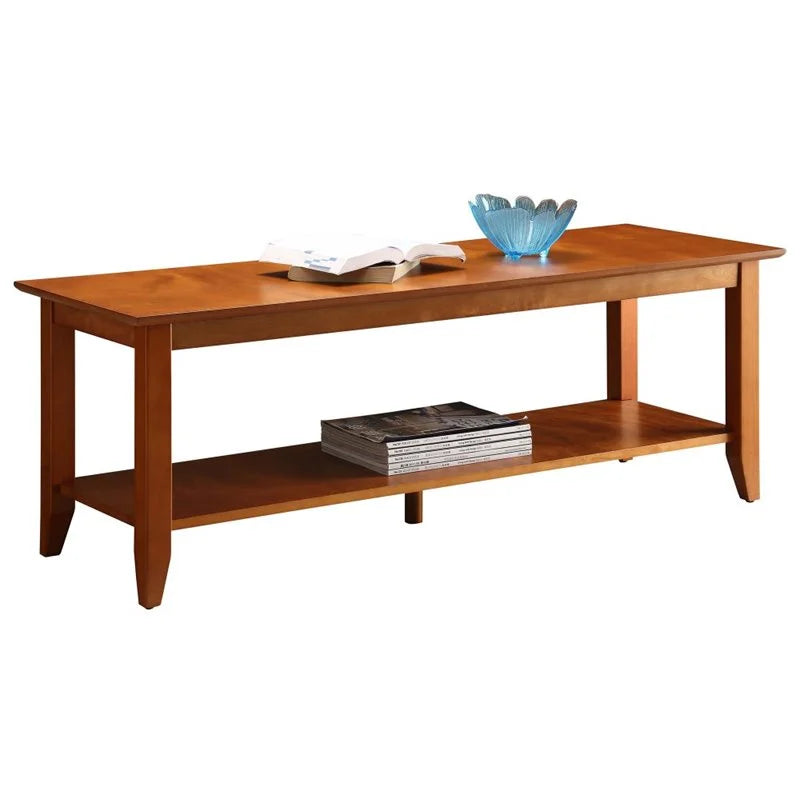 2 Piece Coffee Table and Set of 2 End Table Set in Cherry Q7748