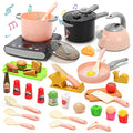 Pretend Play Kitchen Toy with Cookware and Play Food K64042