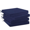 19"W x 19"D x 2"T Set of 4 Waterproof Outdoor Chair Cushions I835