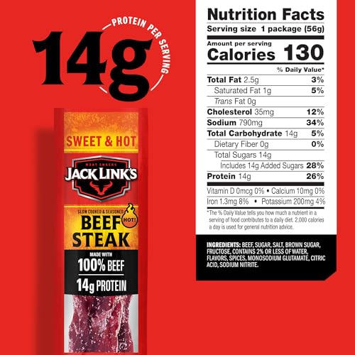 Beef Steak Original 23g Protein 100% Beef 2 Oz 12 Count N99892