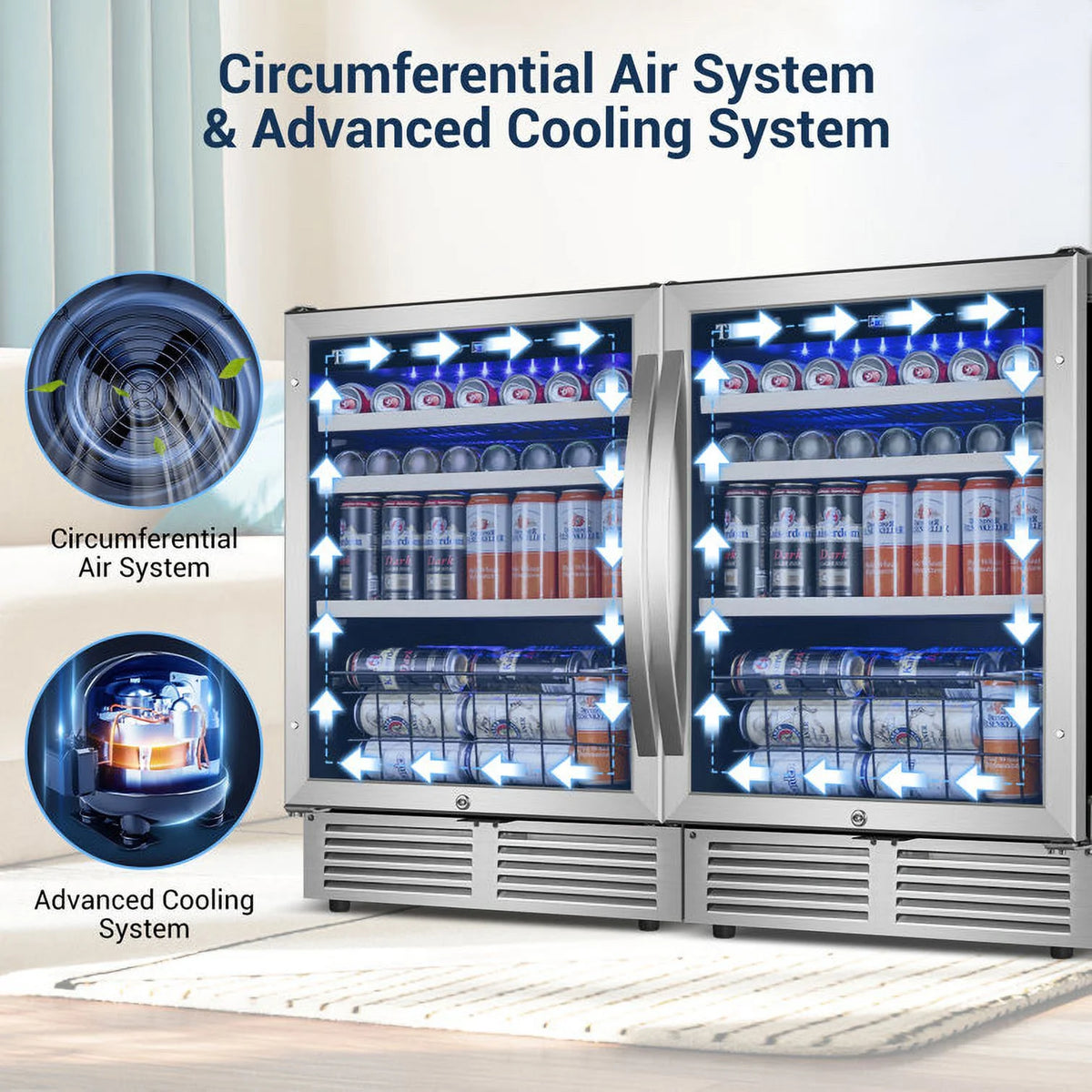 300 Can Beverage Refrigerator N908488