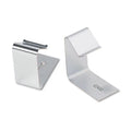 Flexible Metal Cubicle Hangers, Silver, 2/Set L297575