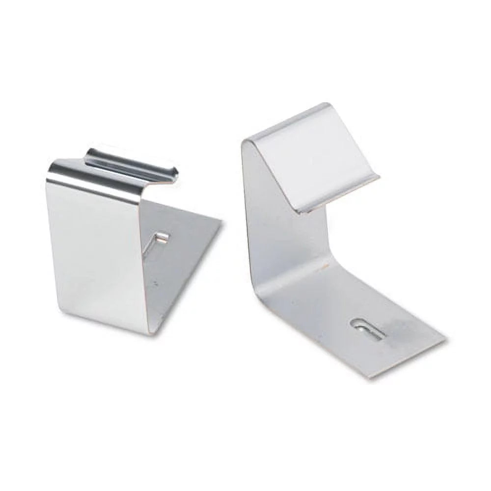 Flexible Metal Cubicle Hangers, Silver, 2/Set L297575