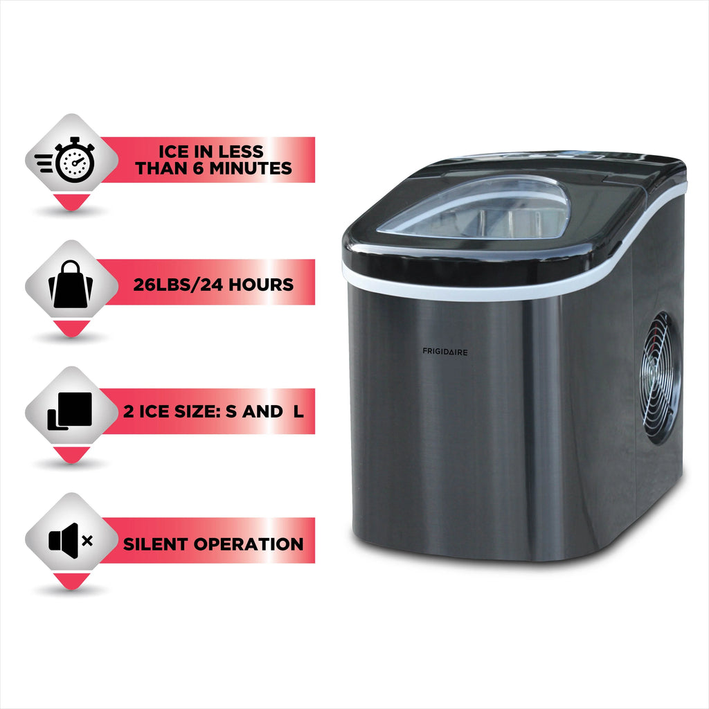 2.3 Qt. Stainless-Steel Counter Top Ice Maker U219133