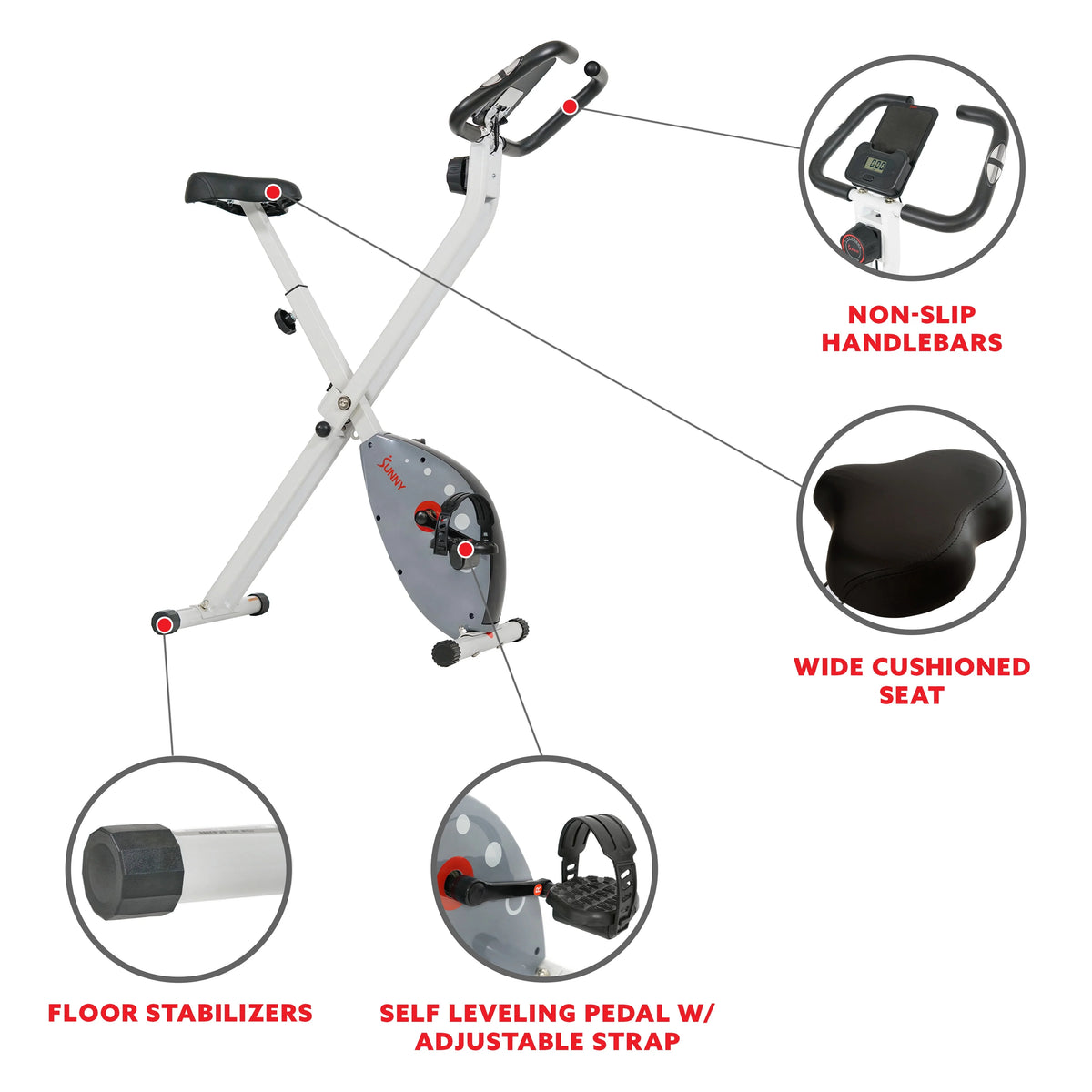 Foldable Exercise Bike B381094