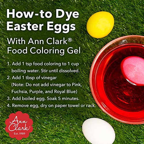 Gel Food Coloring .7 oz, 12 Colors A152