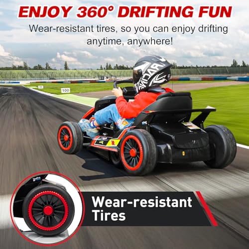 24V Battery Powered Electric Go Kart with 150 * 2 Motors, Red O4527
