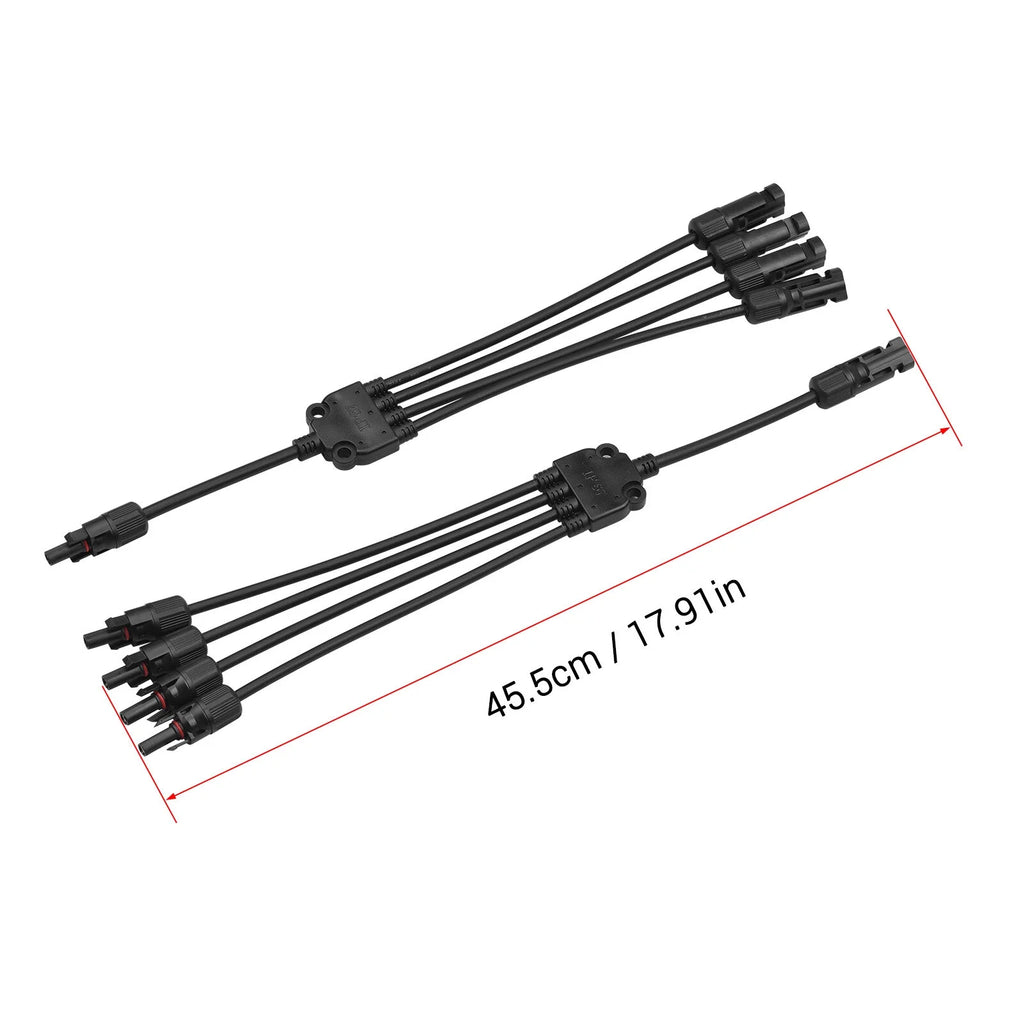 4-Way Solar Cable Connector IP67 Waterproof 12AWG A958