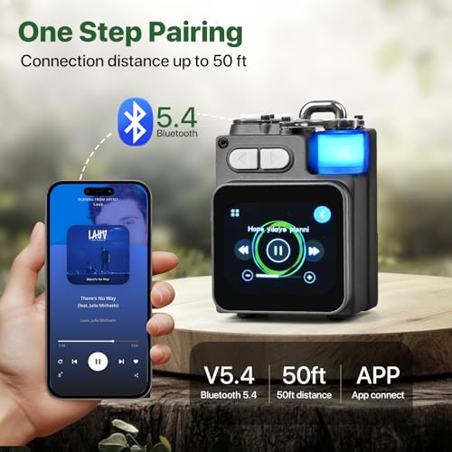 Mini Bluetooth Speaker with Touchscreen M736264