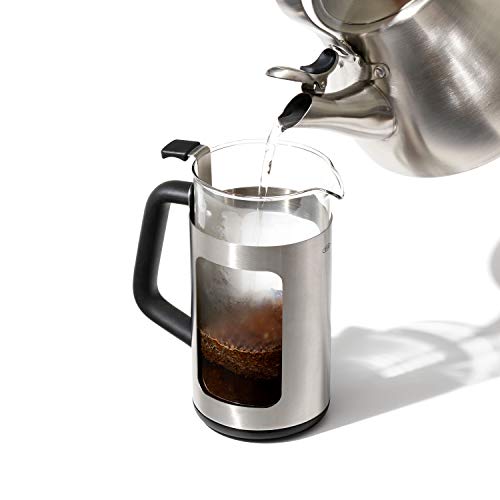 Stainless Steel French Press Coffee Maker 32oz D504