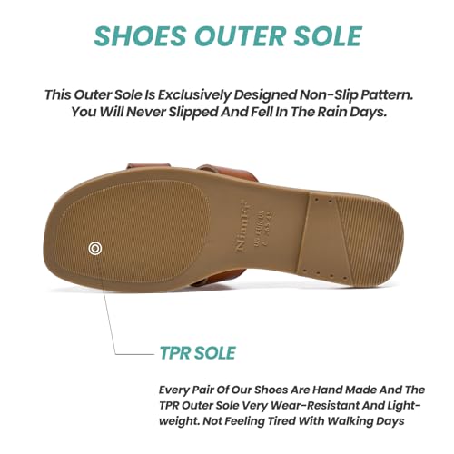 Microfiber Leather Comfort Foam Slip On Flat Sandals L32057