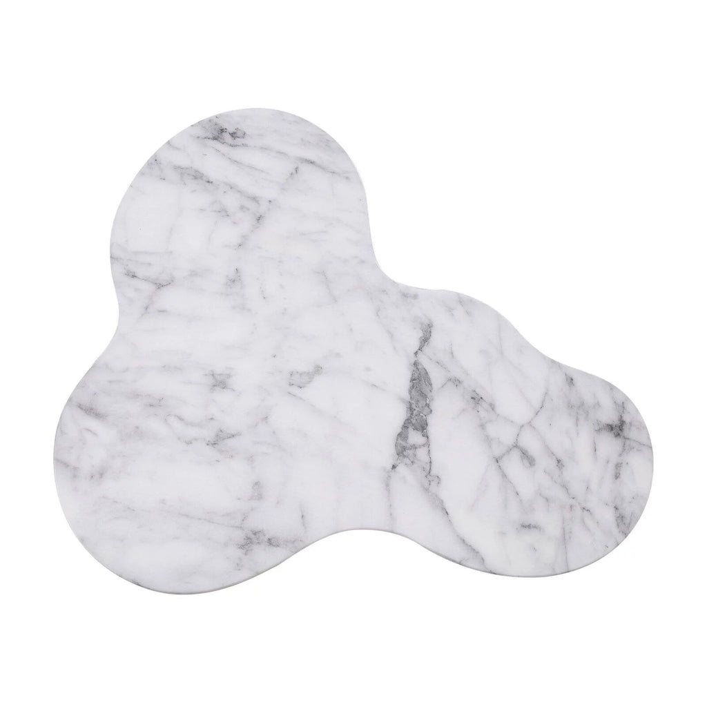 White Marble Side Table N654660