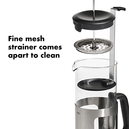 Stainless Steel French Press Coffee Maker 32oz D504