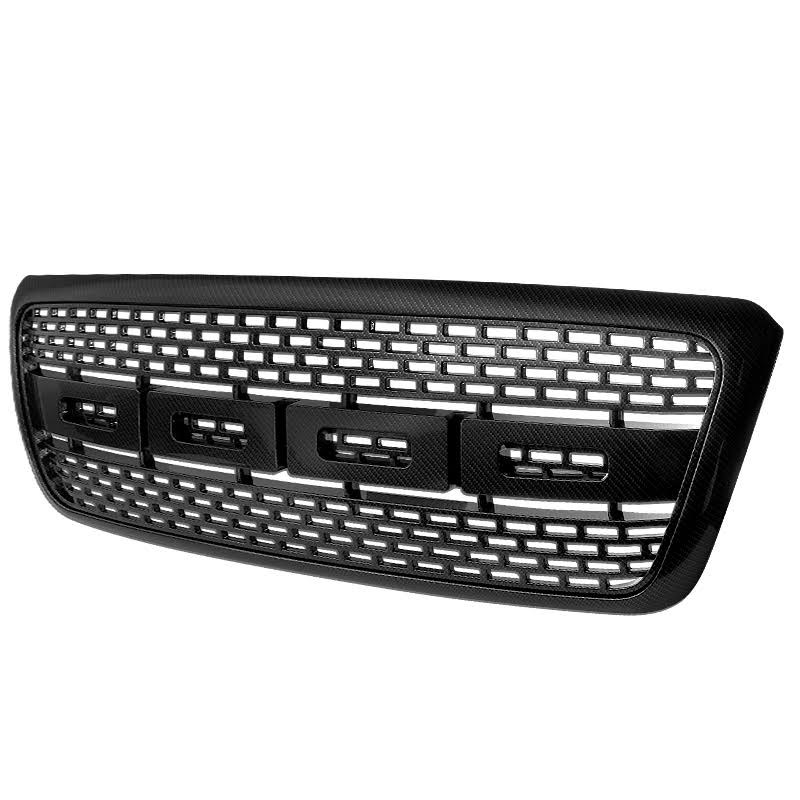 Black ABS Bumper Hood Grille T616625