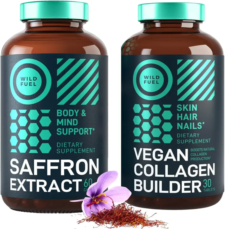 Vegan Collagen Builder and Saffron Extract Bundle C194740