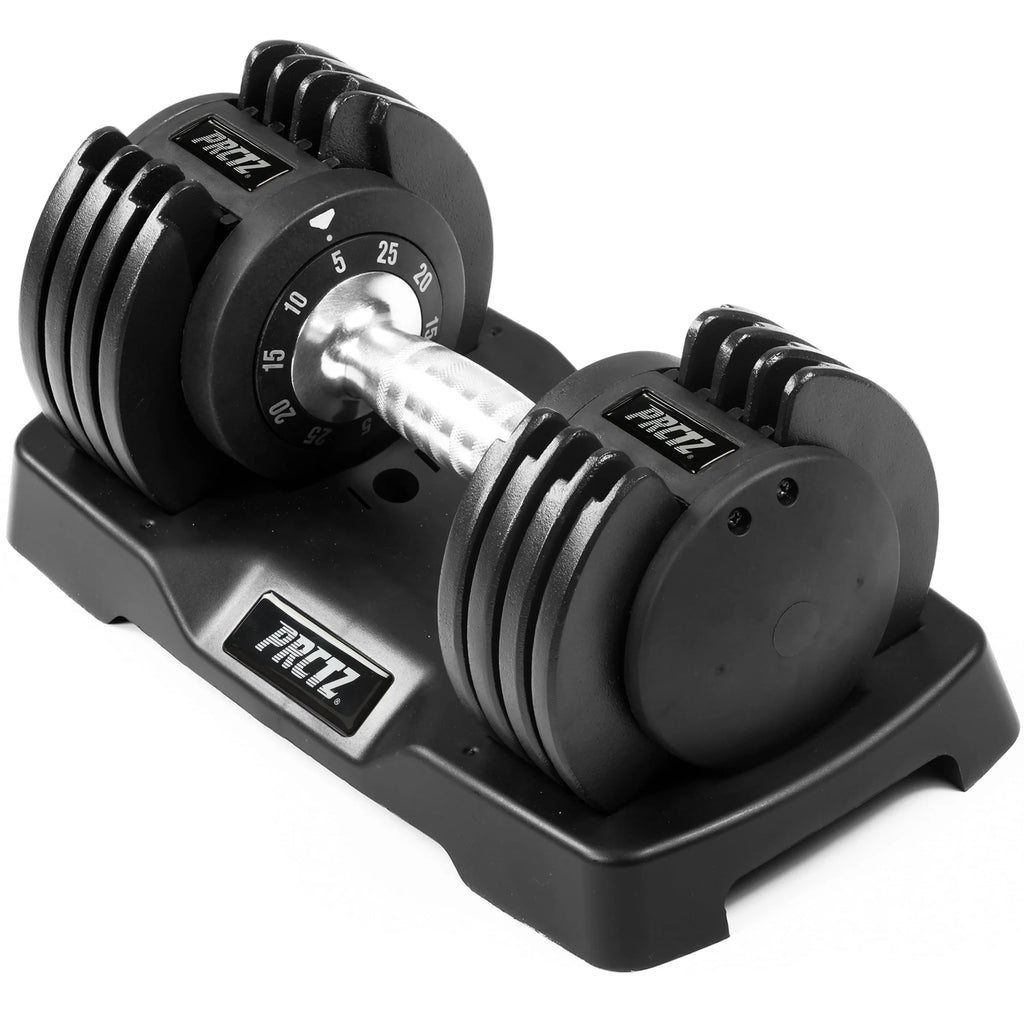 5-25lb Adjustable Dumbbell Black T338