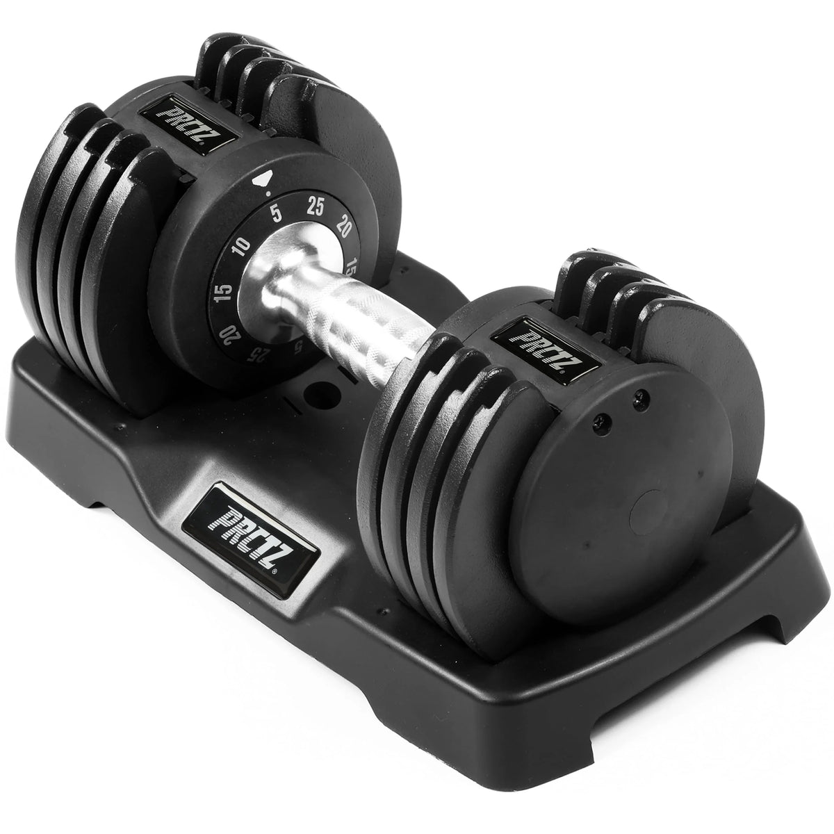 5-25lb Adjustable Dumbbell Black T338